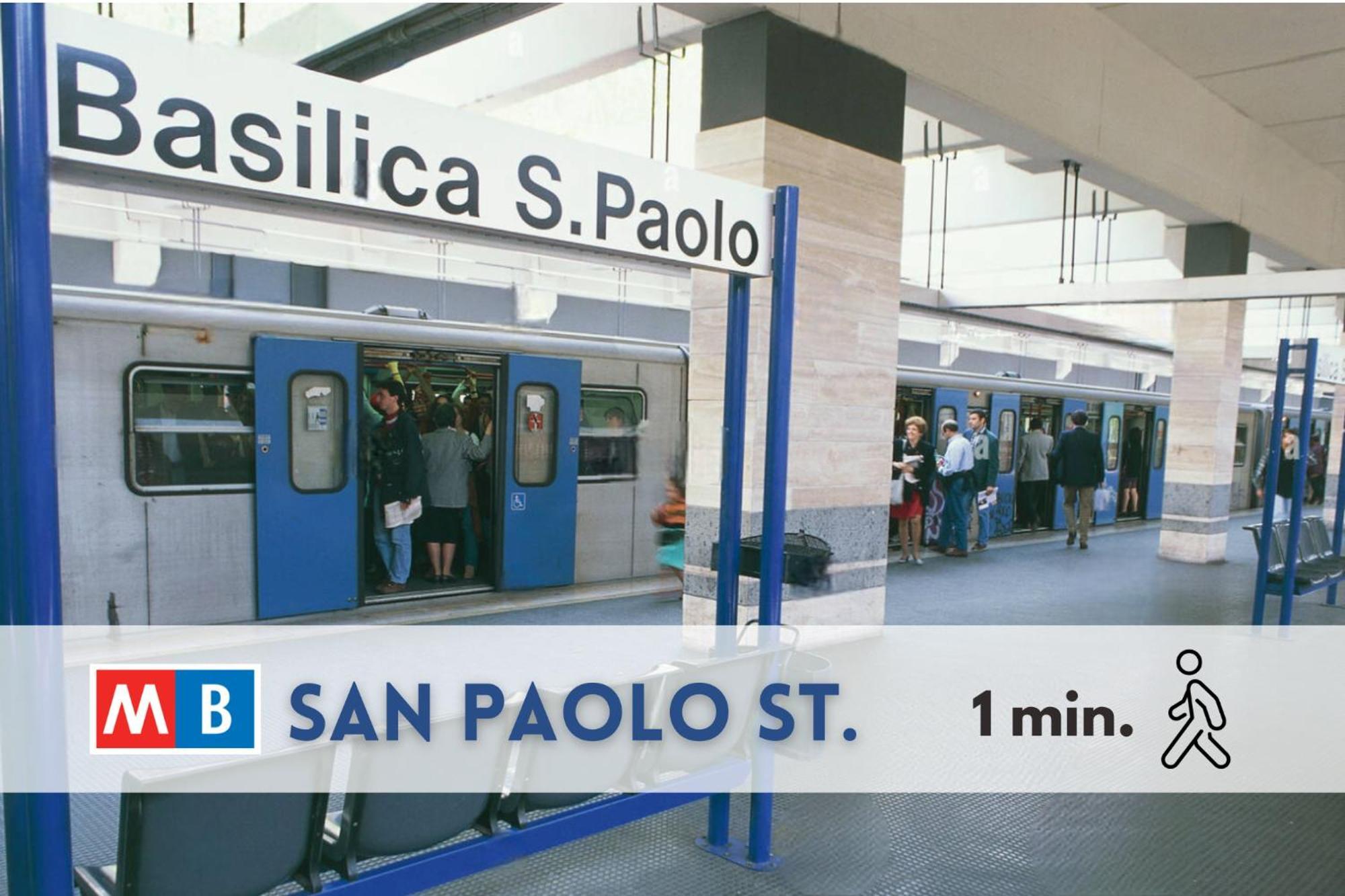 San Paolo Suites Metro Station Рим Екстер'єр фото